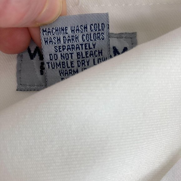 Windam Pointe White Flat Front Shorts 38 - Picture 8 of 10